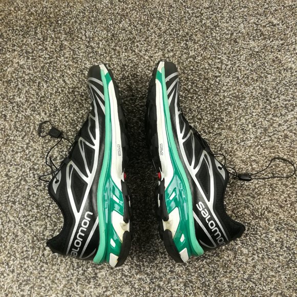 Salomon XT-6 Advanced S/LAB Black White Mint Leaf Teal Green sz 11.5 413170 - Picture 4 of 8